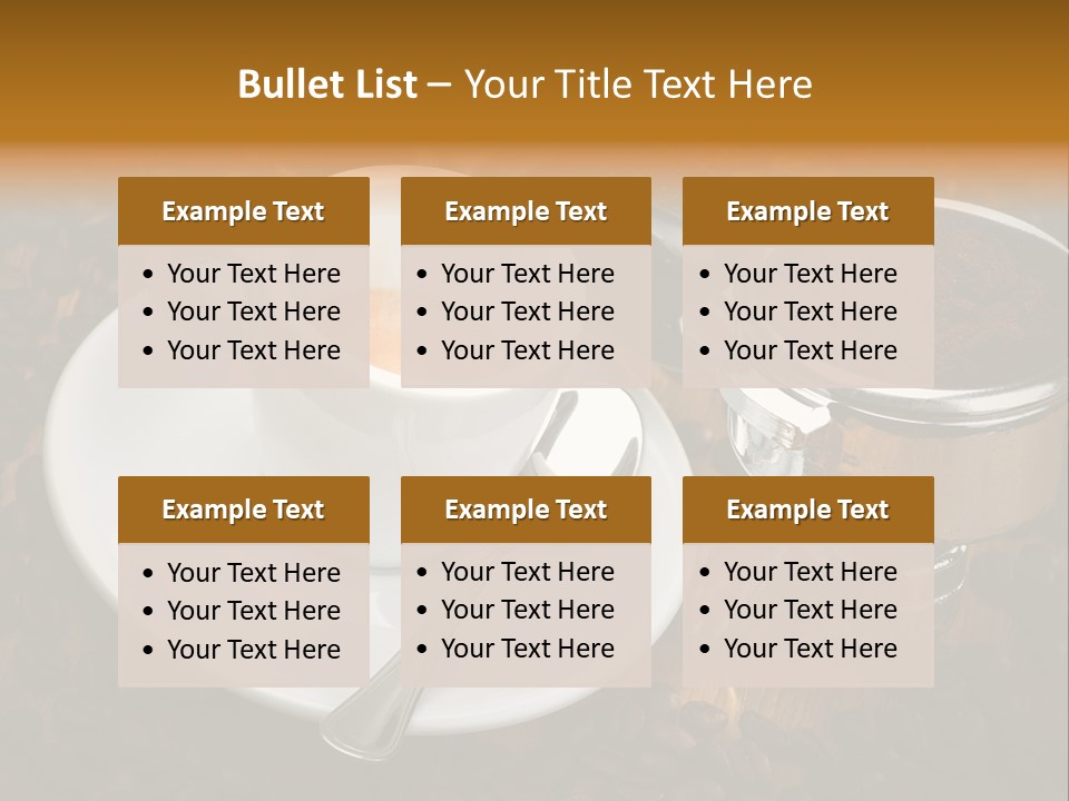 Grouphead Cup Mild PowerPoint Template