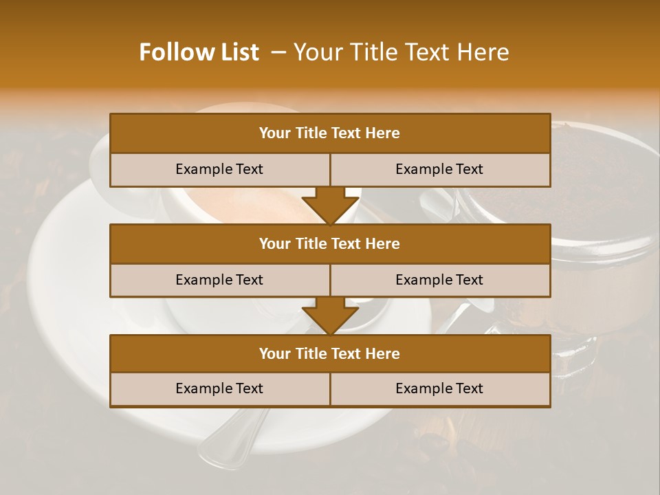 Grouphead Cup Mild PowerPoint Template