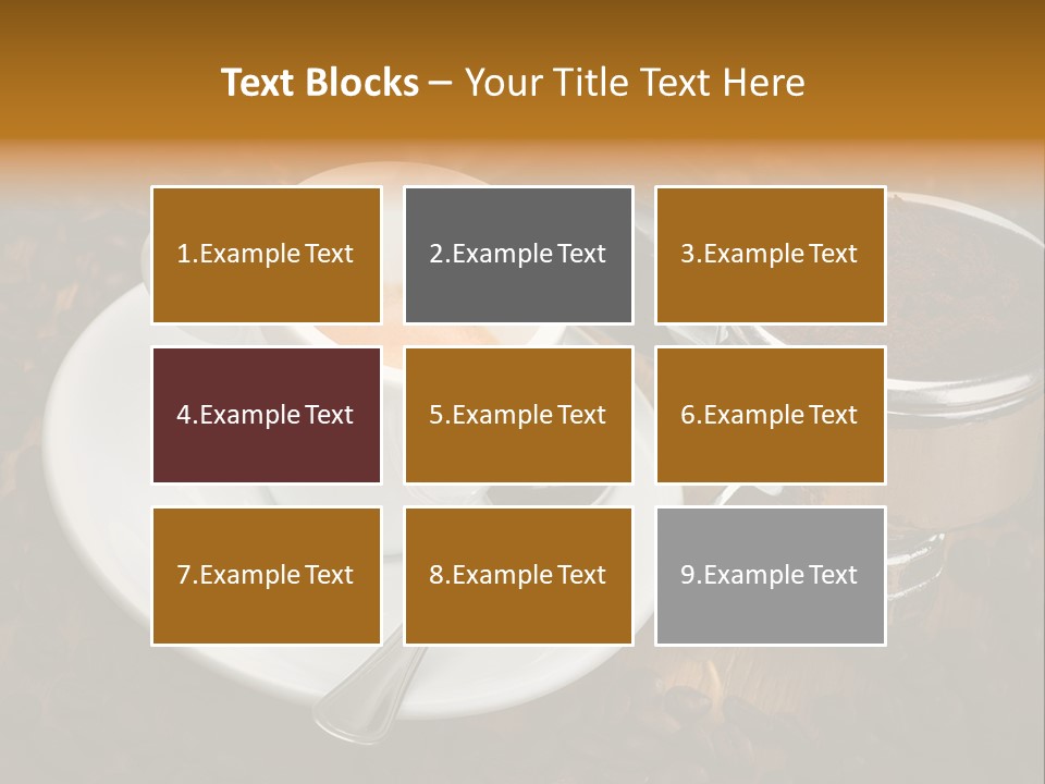 Grouphead Cup Mild PowerPoint Template