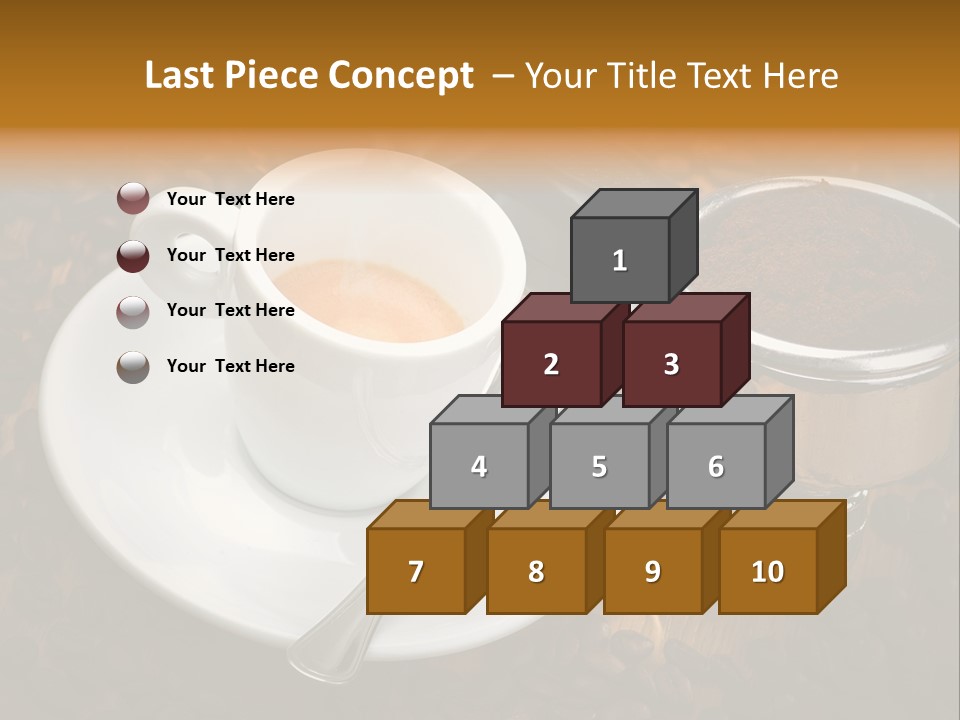 Grouphead Cup Mild PowerPoint Template