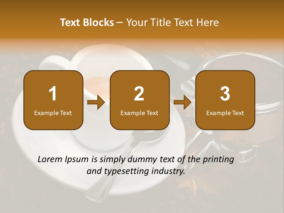 Grouphead Cup Mild PowerPoint Template