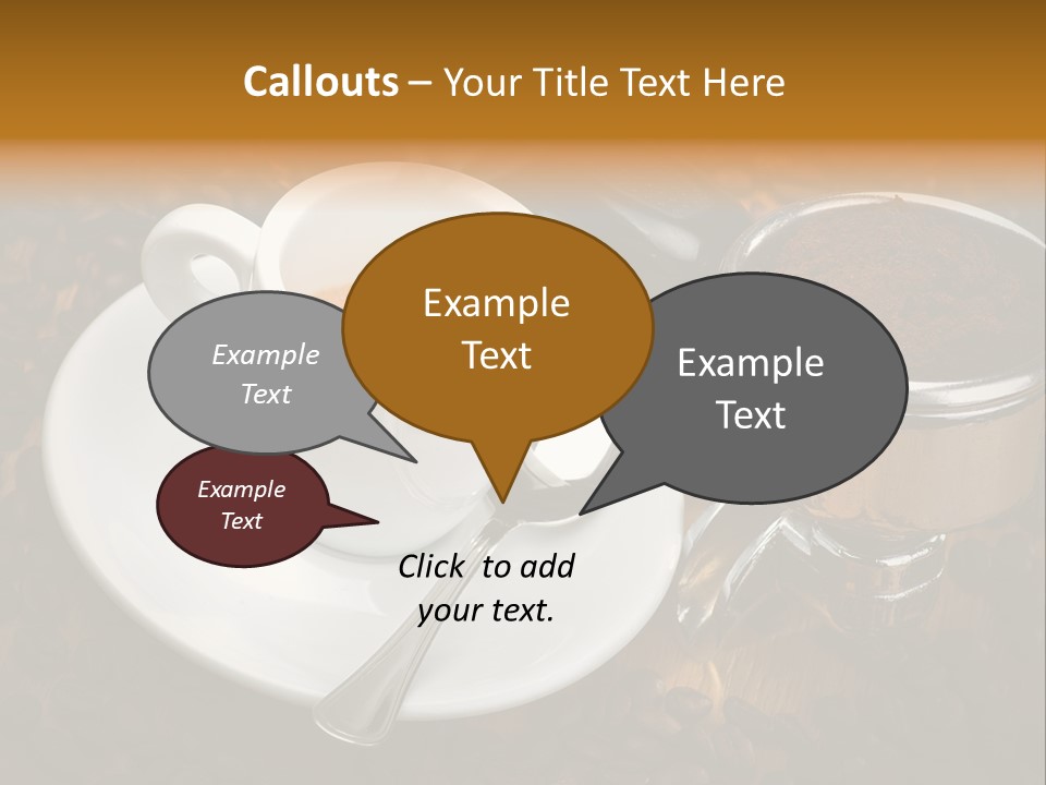 Grouphead Cup Mild PowerPoint Template