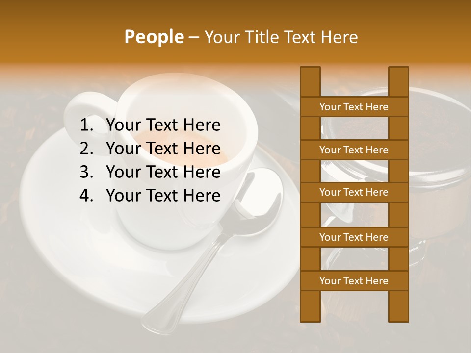 Grouphead Cup Mild PowerPoint Template