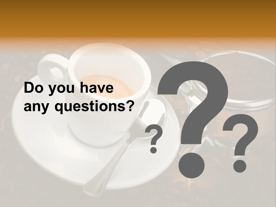 Grouphead Cup Mild PowerPoint Template