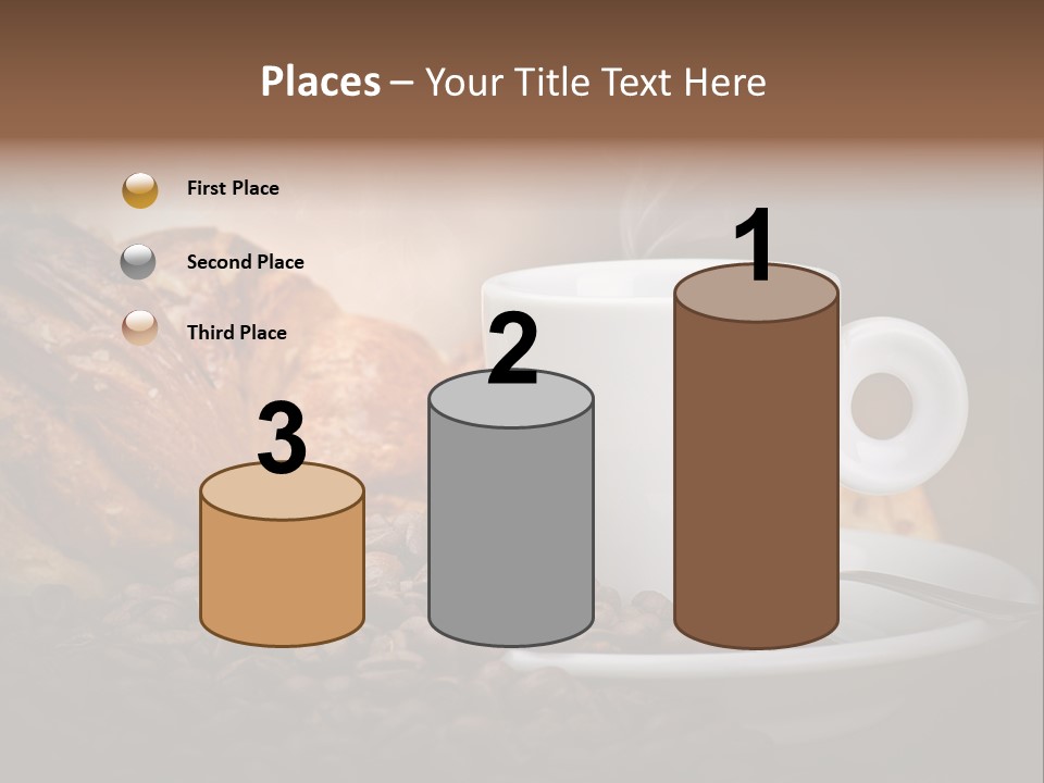 Exposure Coffee Cup Breakfast PowerPoint Template