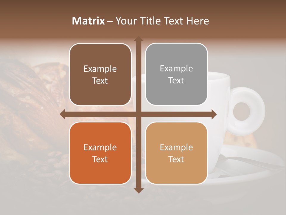 Exposure Coffee Cup Breakfast PowerPoint Template