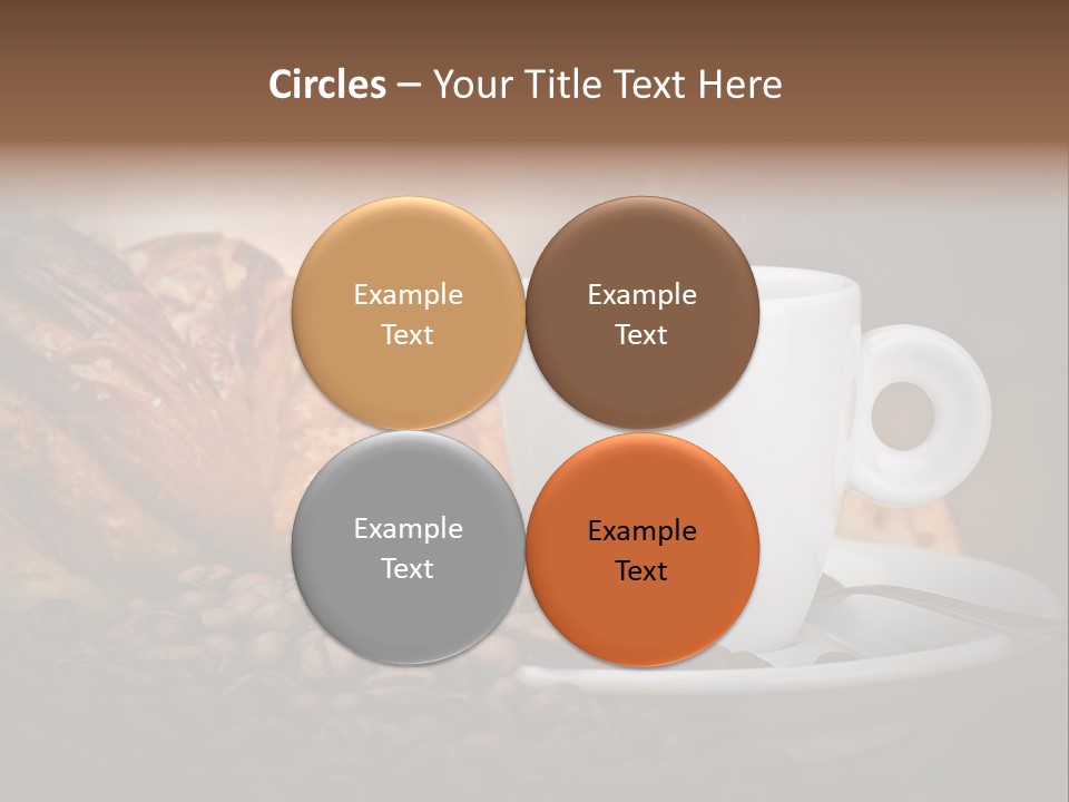 Exposure Coffee Cup Breakfast PowerPoint Template