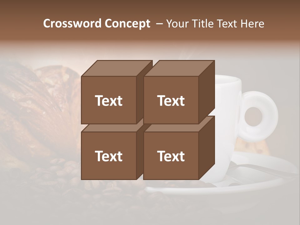 Exposure Coffee Cup Breakfast PowerPoint Template