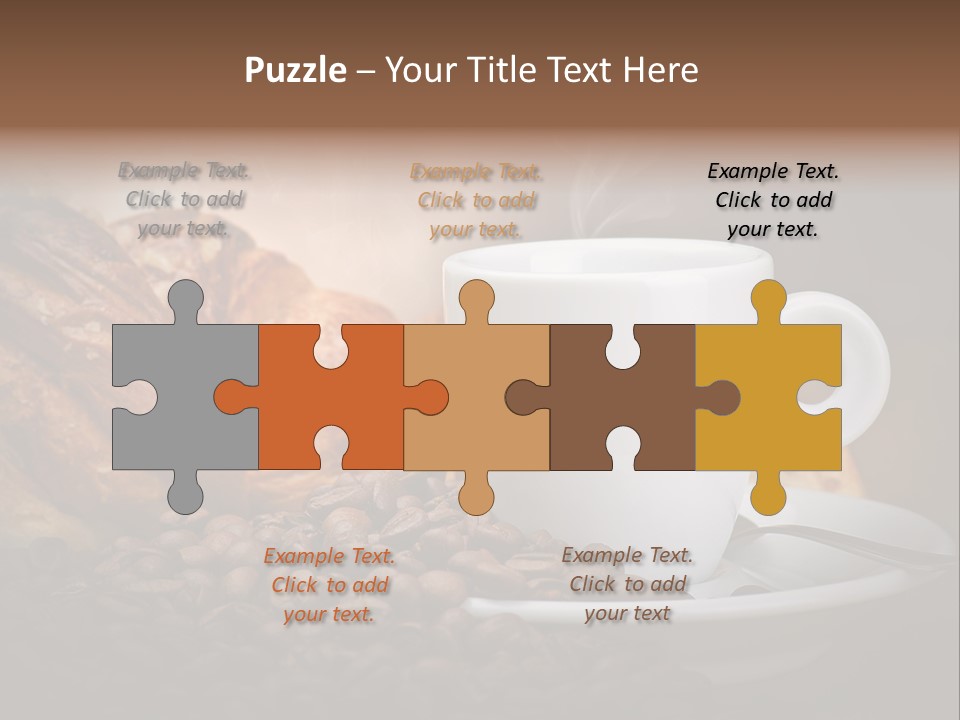 Exposure Coffee Cup Breakfast PowerPoint Template