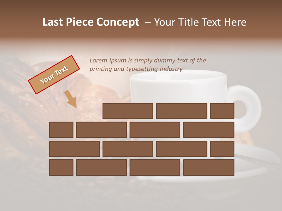 Exposure Coffee Cup Breakfast PowerPoint Template
