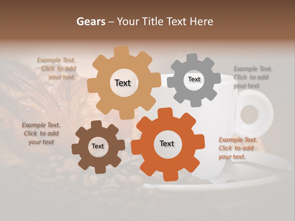 Exposure Coffee Cup Breakfast PowerPoint Template