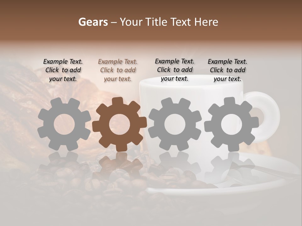 Exposure Coffee Cup Breakfast PowerPoint Template