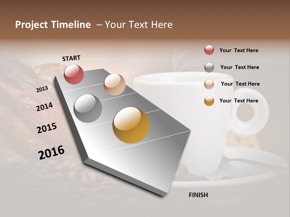 Exposure Coffee Cup Breakfast PowerPoint Template