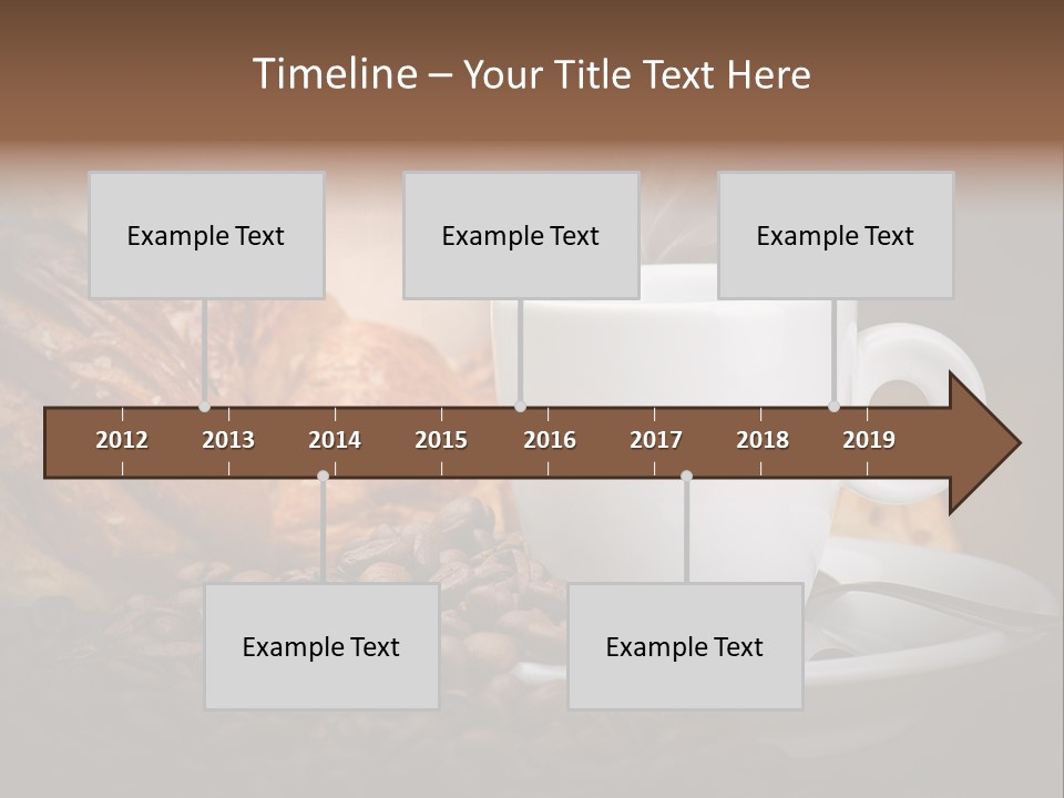 Exposure Coffee Cup Breakfast PowerPoint Template