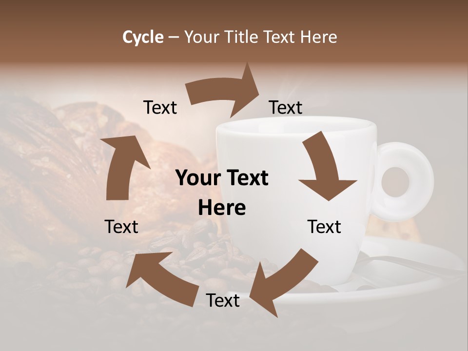 Exposure Coffee Cup Breakfast PowerPoint Template