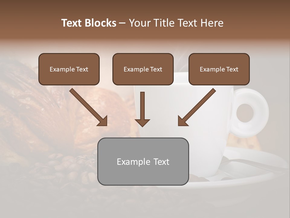 Exposure Coffee Cup Breakfast PowerPoint Template