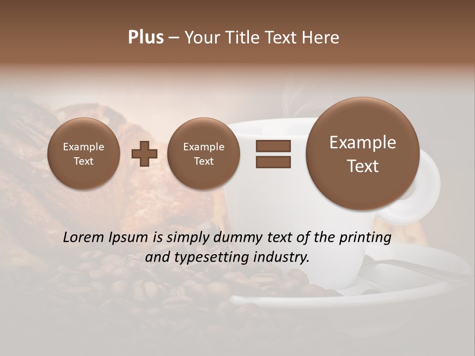 Exposure Coffee Cup Breakfast PowerPoint Template