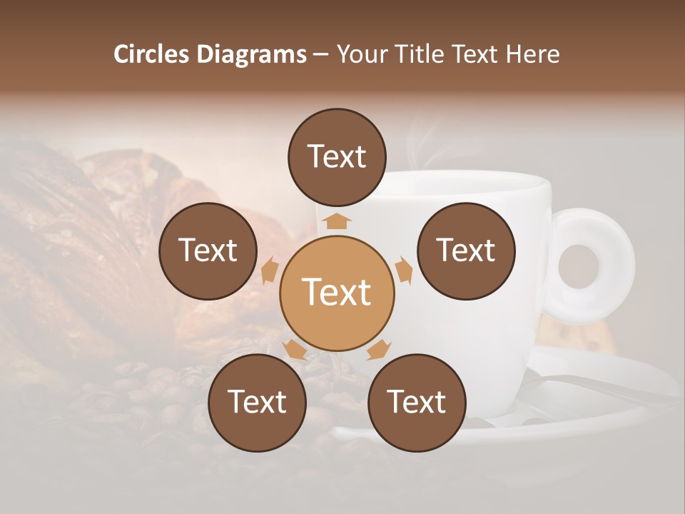 Exposure Coffee Cup Breakfast PowerPoint Template