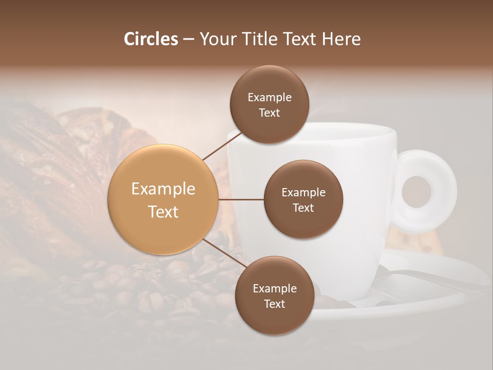 Exposure Coffee Cup Breakfast PowerPoint Template