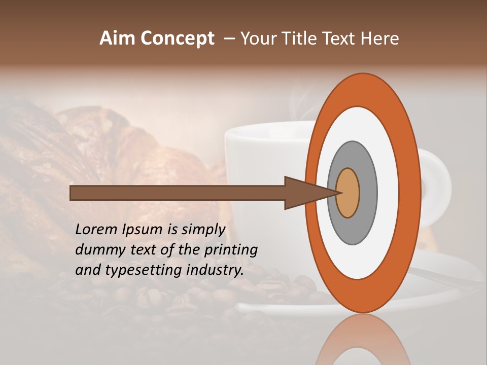 Exposure Coffee Cup Breakfast PowerPoint Template