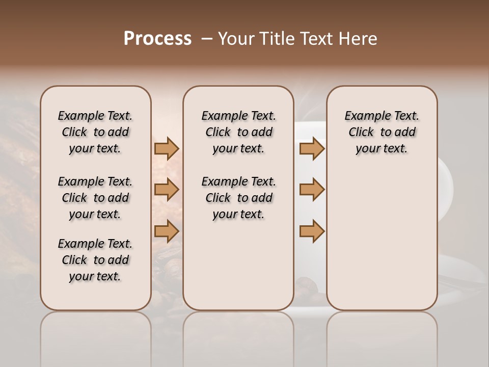 Exposure Coffee Cup Breakfast PowerPoint Template