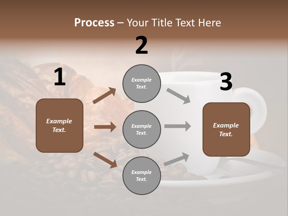 Exposure Coffee Cup Breakfast PowerPoint Template