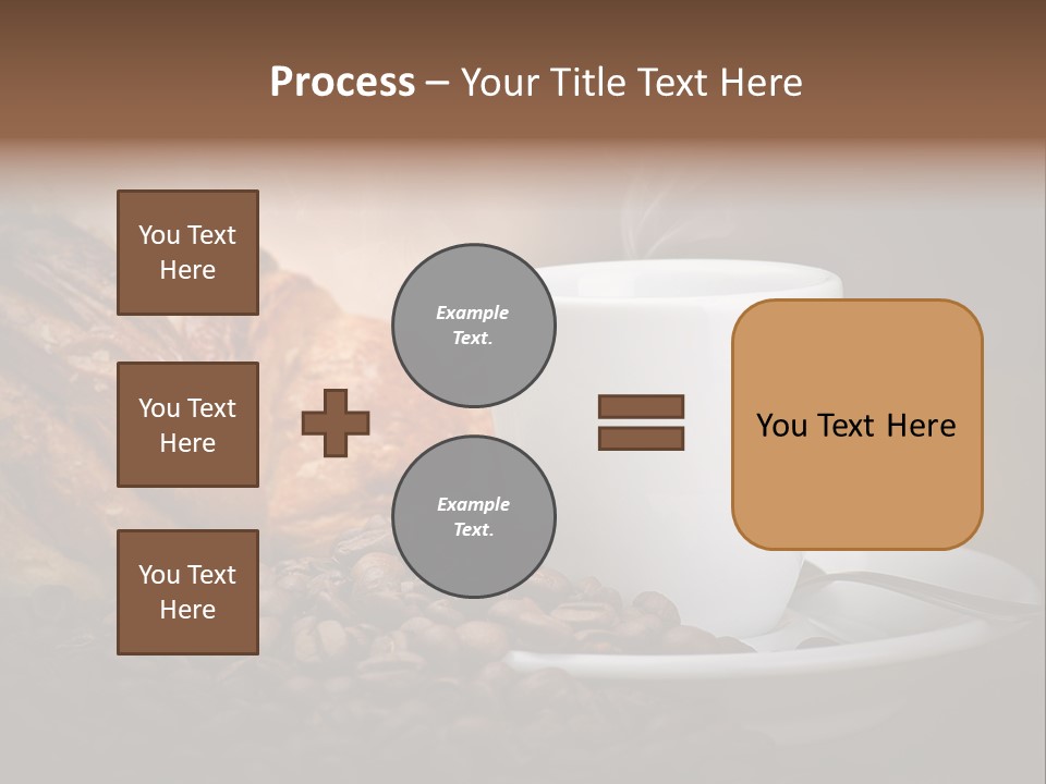 Exposure Coffee Cup Breakfast PowerPoint Template