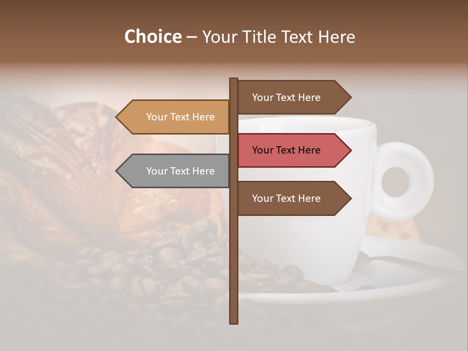 Exposure Coffee Cup Breakfast PowerPoint Template