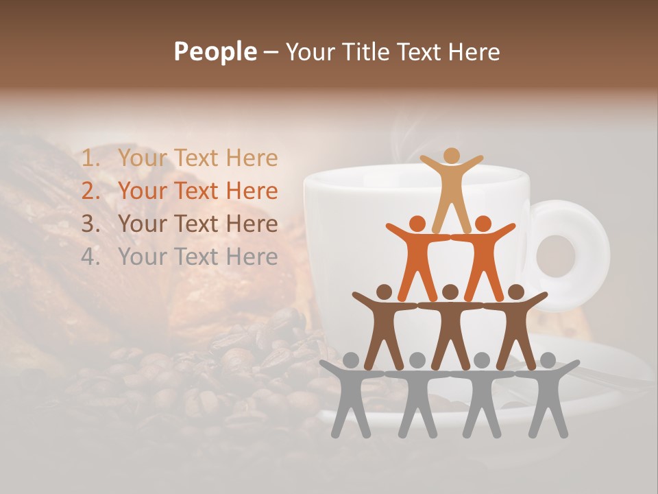 Exposure Coffee Cup Breakfast PowerPoint Template