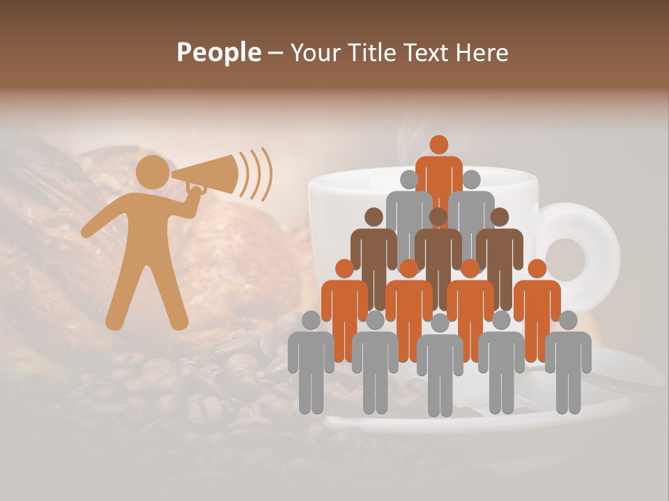 Exposure Coffee Cup Breakfast PowerPoint Template