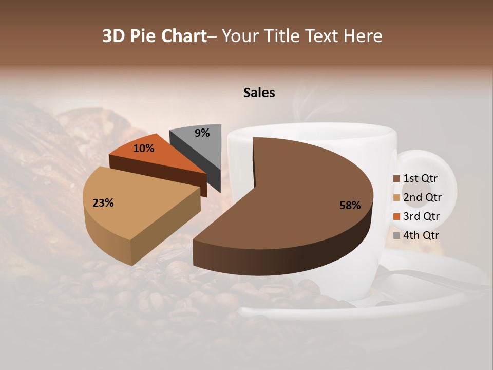 Exposure Coffee Cup Breakfast PowerPoint Template