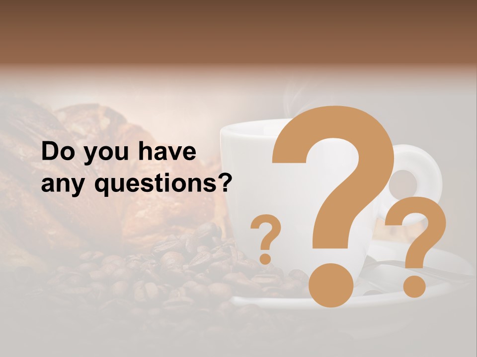 Exposure Coffee Cup Breakfast PowerPoint Template