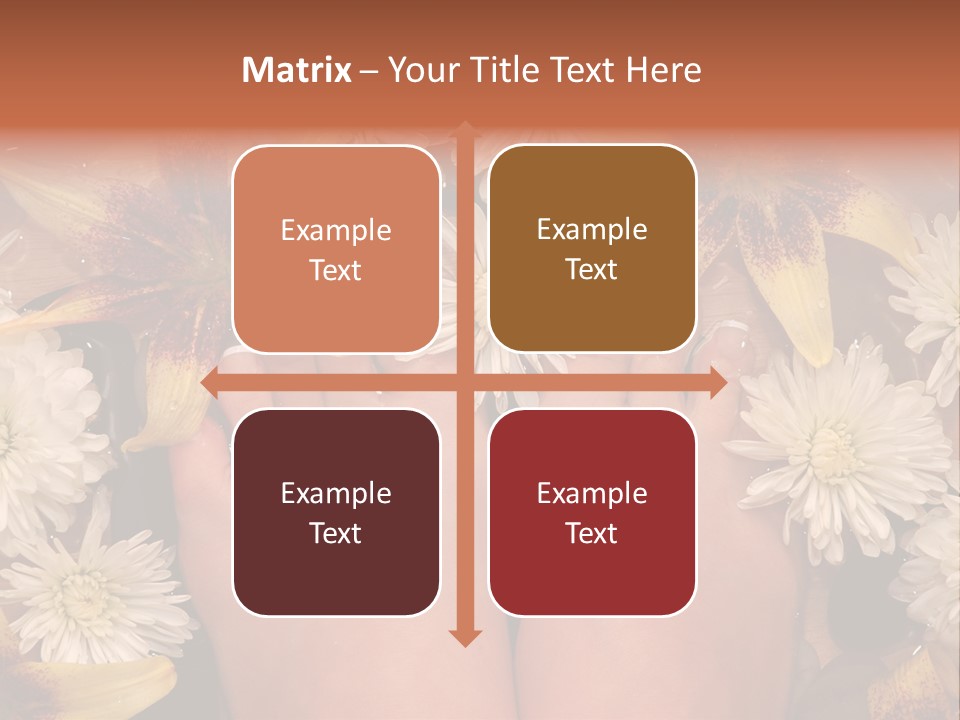 Ankle Female Wood PowerPoint Template