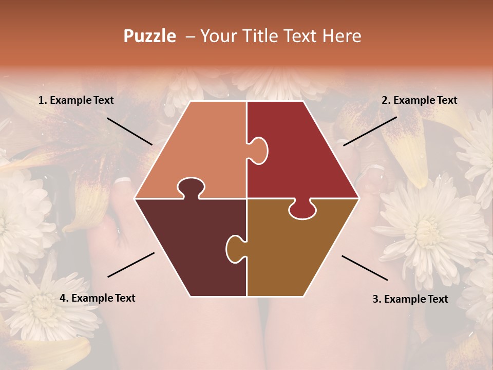 Ankle Female Wood PowerPoint Template