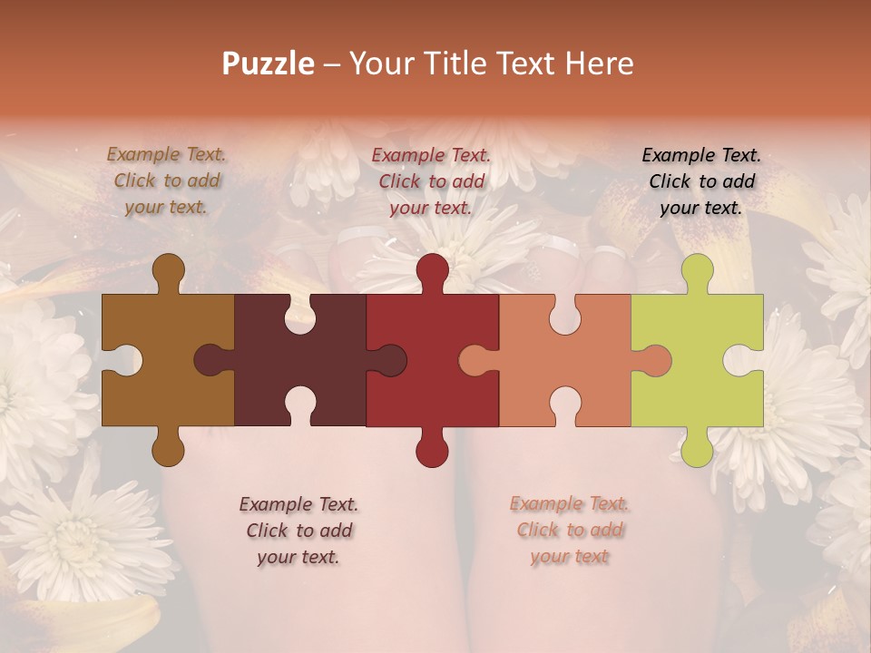 Ankle Female Wood PowerPoint Template