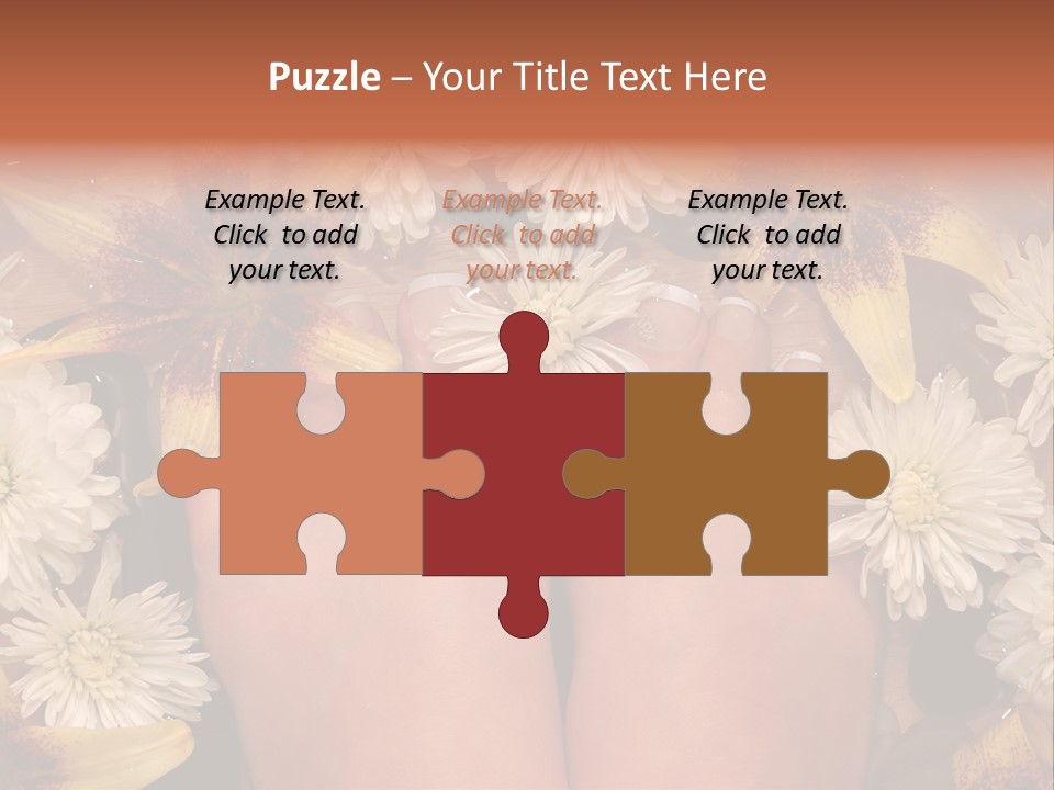 Ankle Female Wood PowerPoint Template