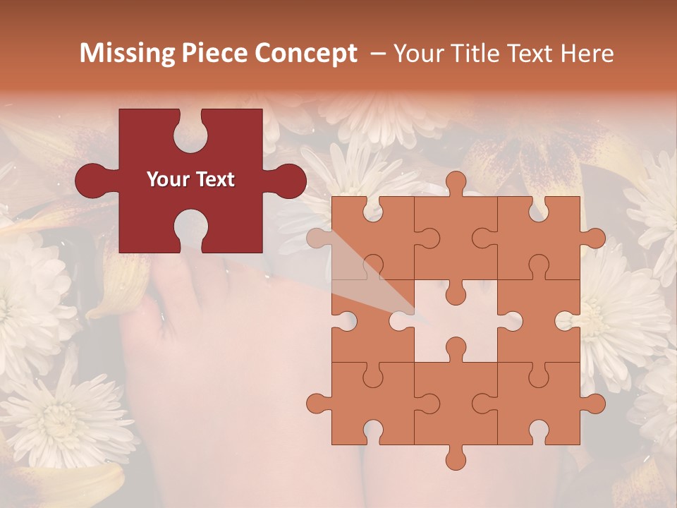 Ankle Female Wood PowerPoint Template