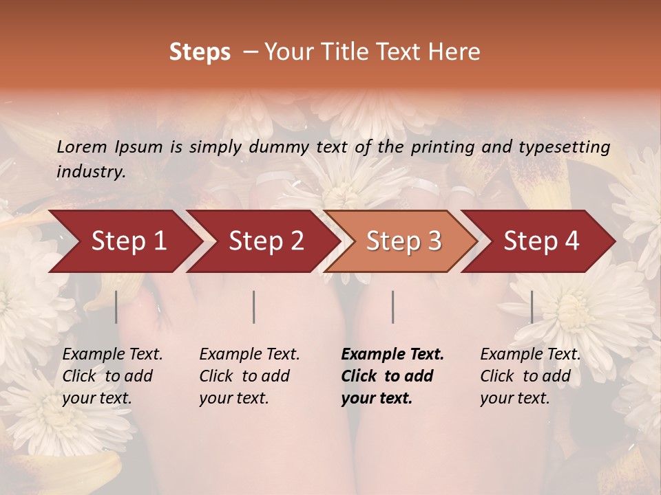 Ankle Female Wood PowerPoint Template