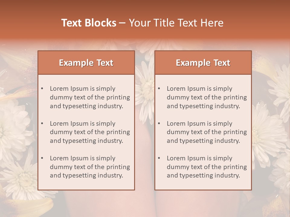 Ankle Female Wood PowerPoint Template
