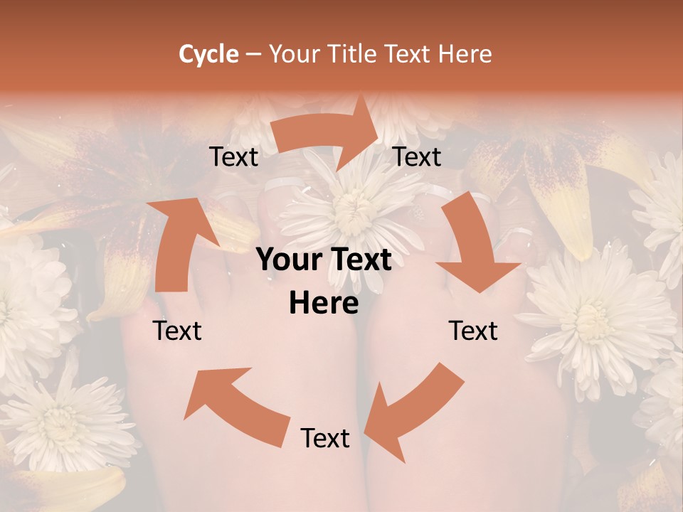 Ankle Female Wood PowerPoint Template