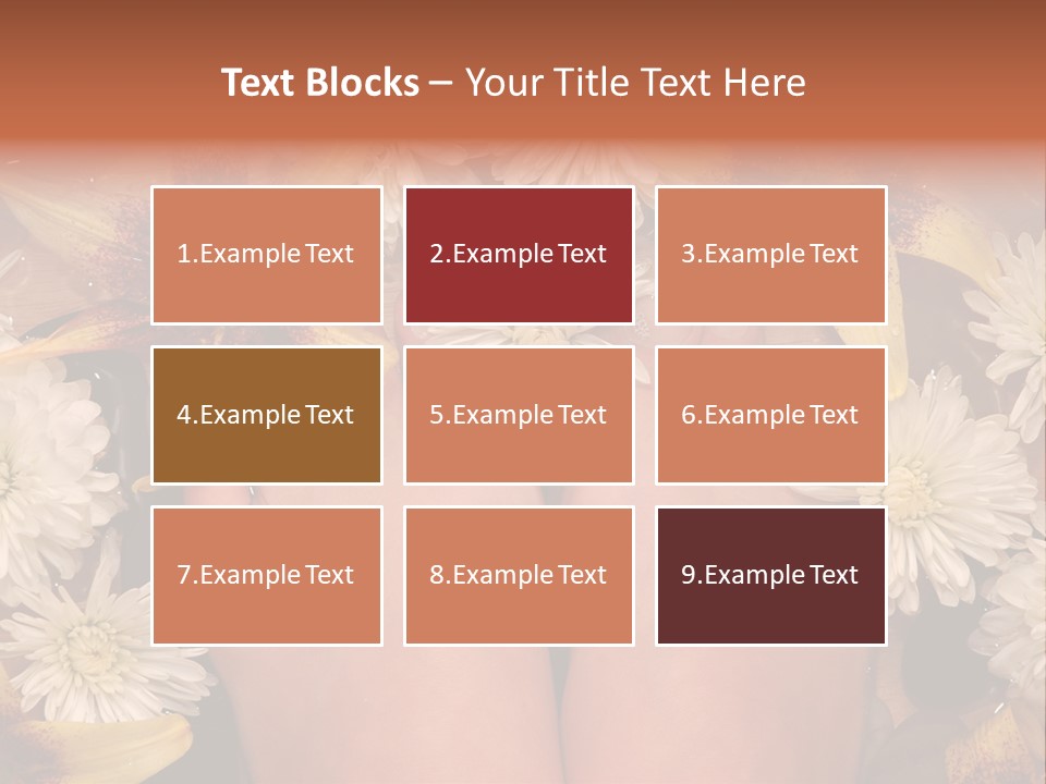 Ankle Female Wood PowerPoint Template