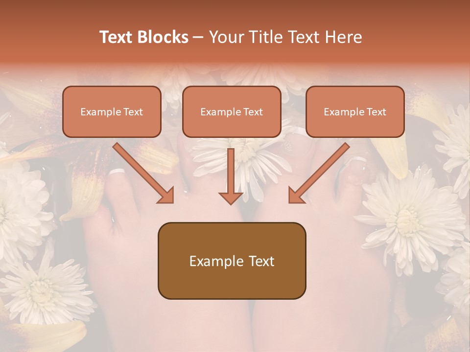 Ankle Female Wood PowerPoint Template