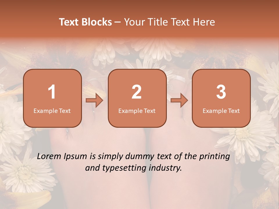 Ankle Female Wood PowerPoint Template