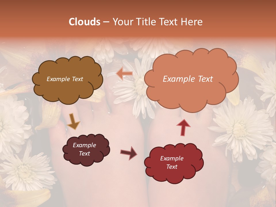 Ankle Female Wood PowerPoint Template