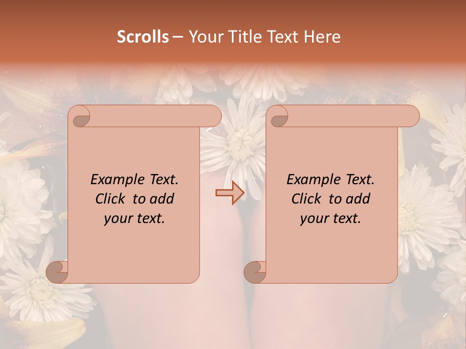 Ankle Female Wood PowerPoint Template