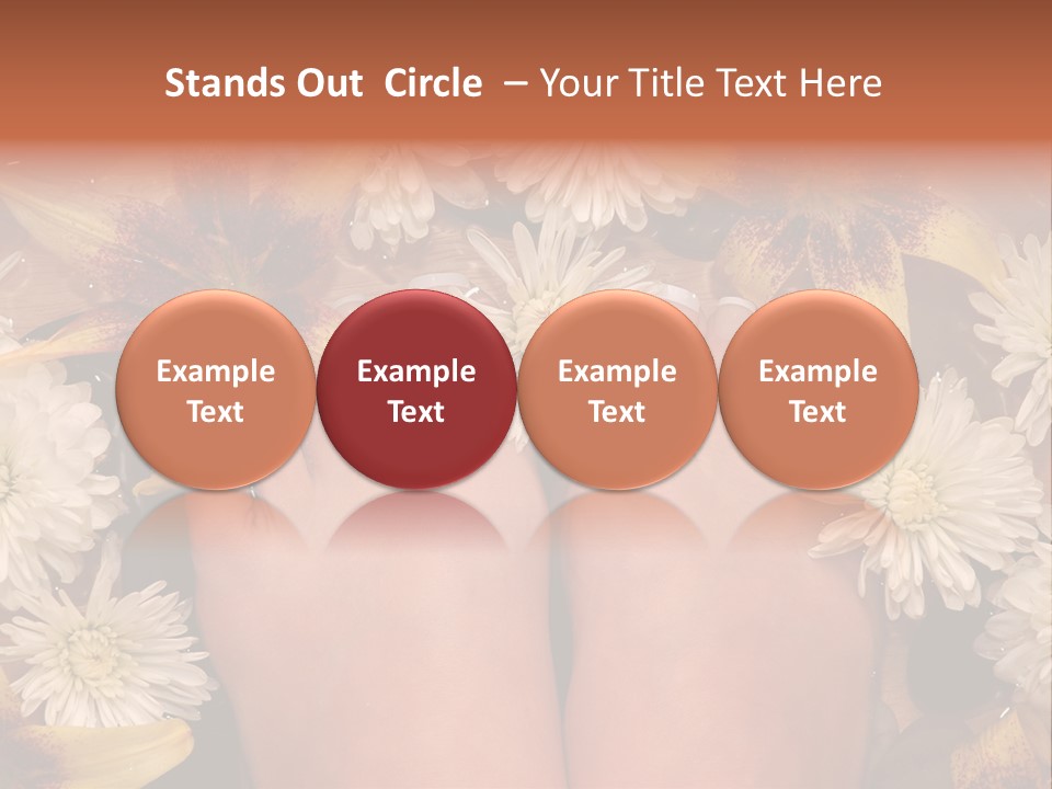 Ankle Female Wood PowerPoint Template