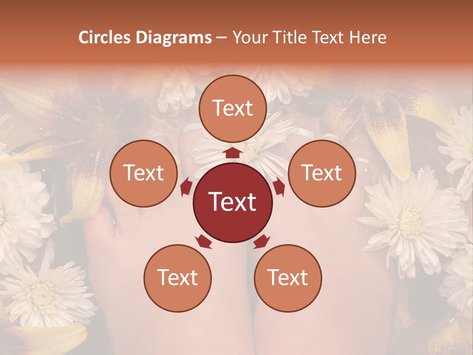 Ankle Female Wood PowerPoint Template