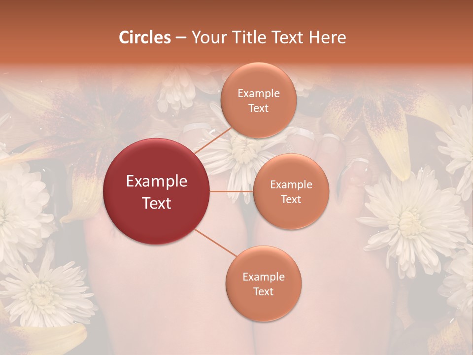 Ankle Female Wood PowerPoint Template