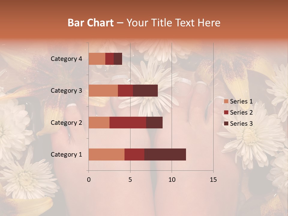 Ankle Female Wood PowerPoint Template