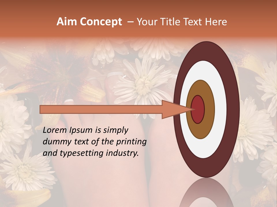 Ankle Female Wood PowerPoint Template